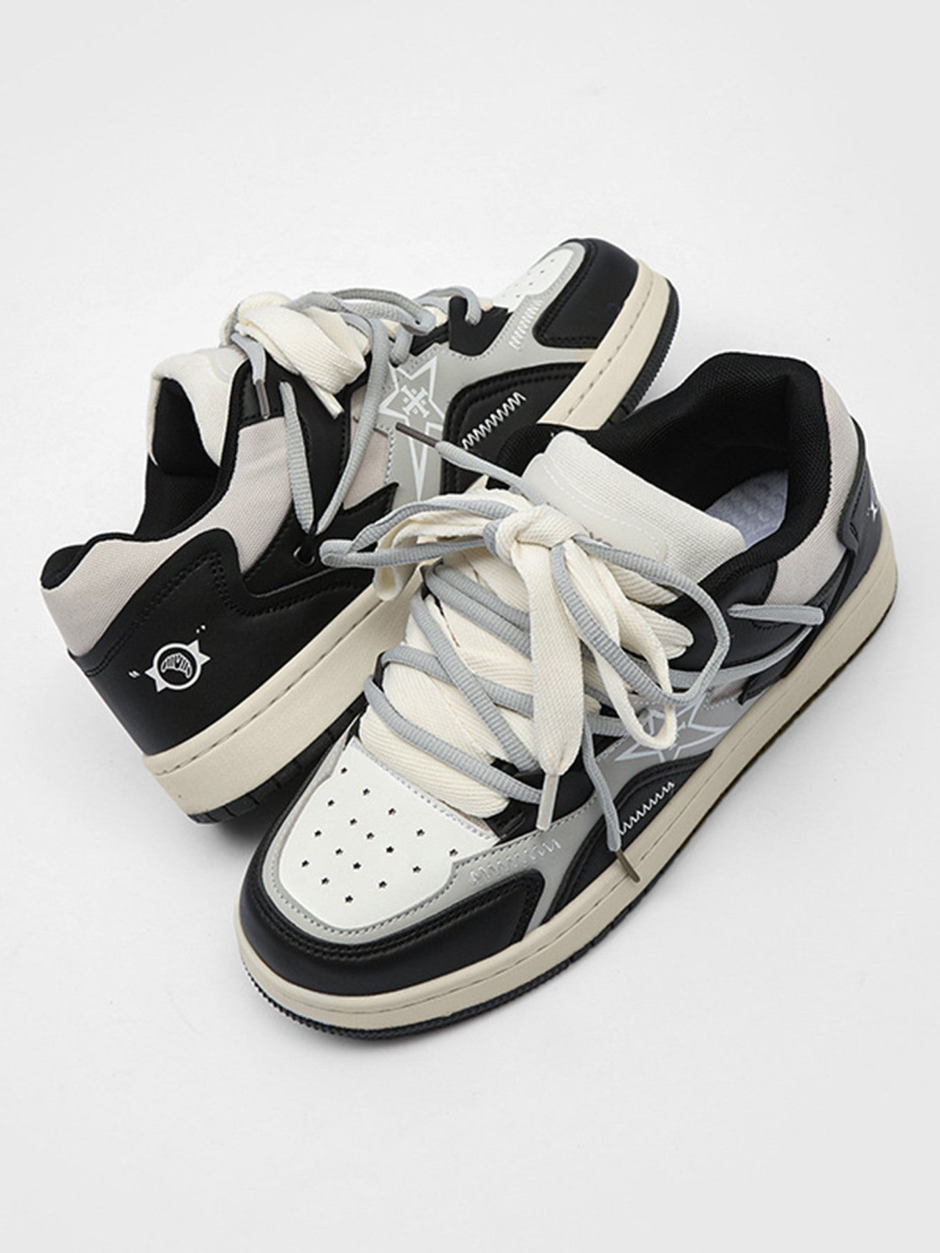 Chaussures de couple confortables et décontractées à motif pentagramme - 1708