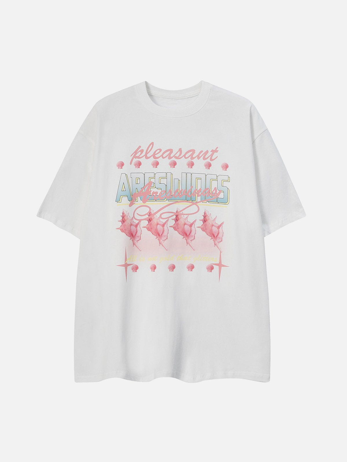 T-shirt à imprimé conque