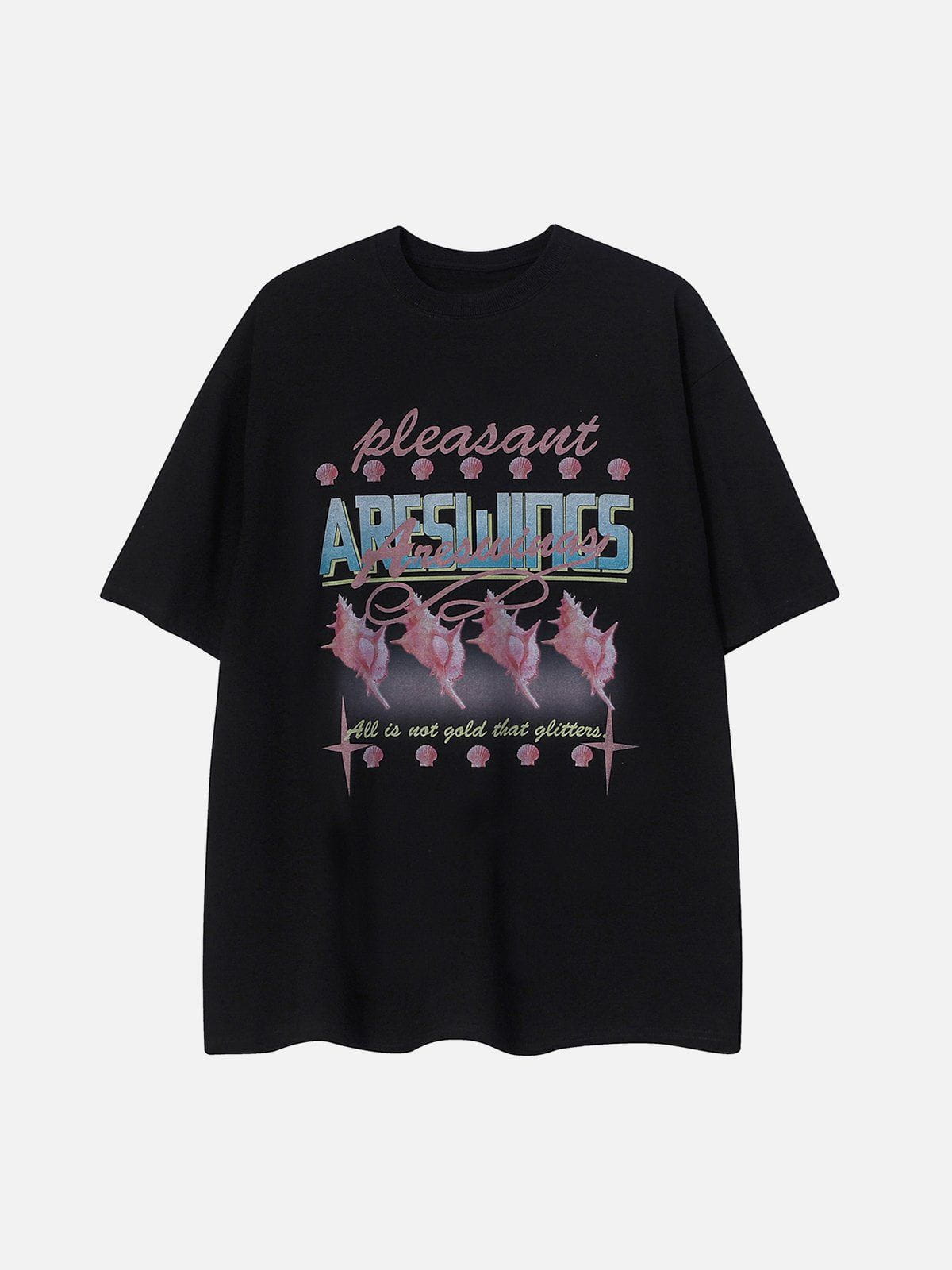 T-shirt à imprimé conque