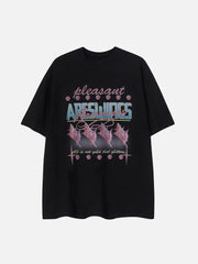 T-shirt à imprimé conque