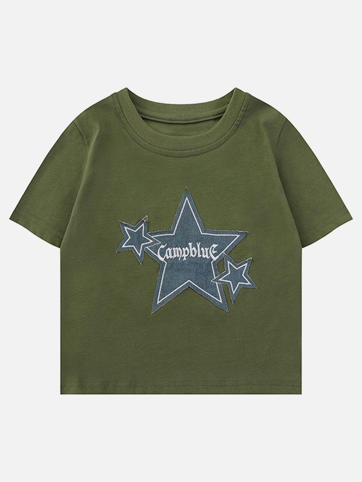 Cowboy Stars Patchwork-T-Shirt 