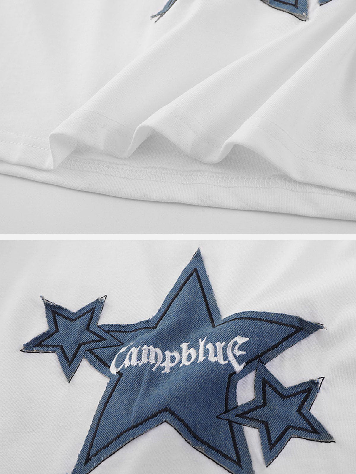 Cowboy Stars Patchwork-T-Shirt 