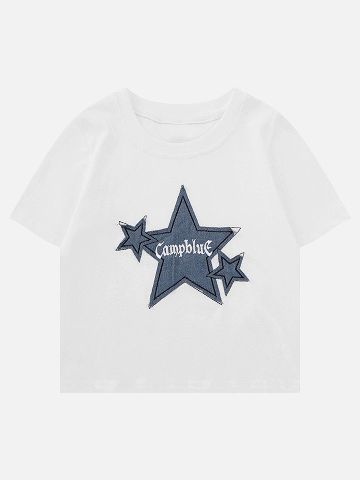 Cowboy Stars Patchwork-T-Shirt 