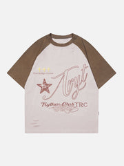 T-Shirt mit Crackle-Stern-Print 