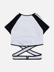 Cross Heart Hem Tee