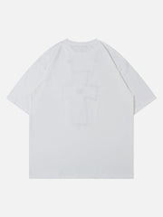 T-Shirt mit Kreuz-Print 