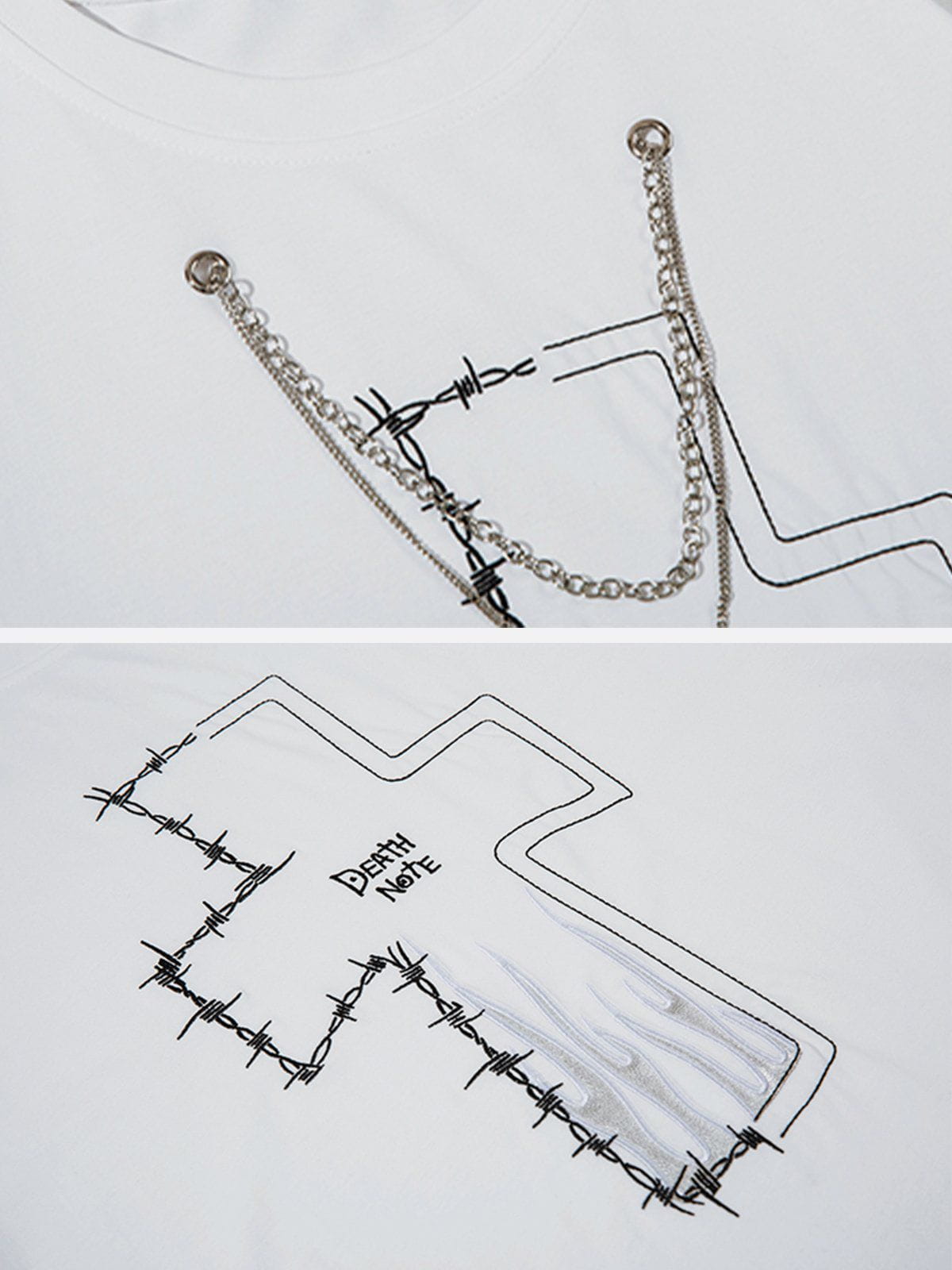 T-Shirt mit Kreuz-Print 