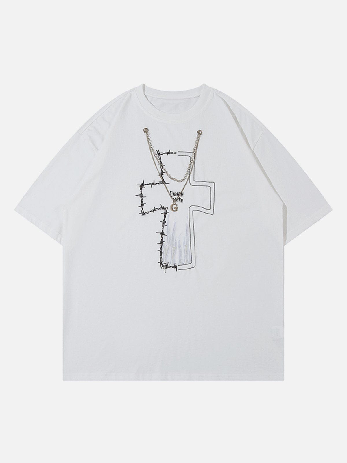 T-Shirt mit Kreuz-Print 