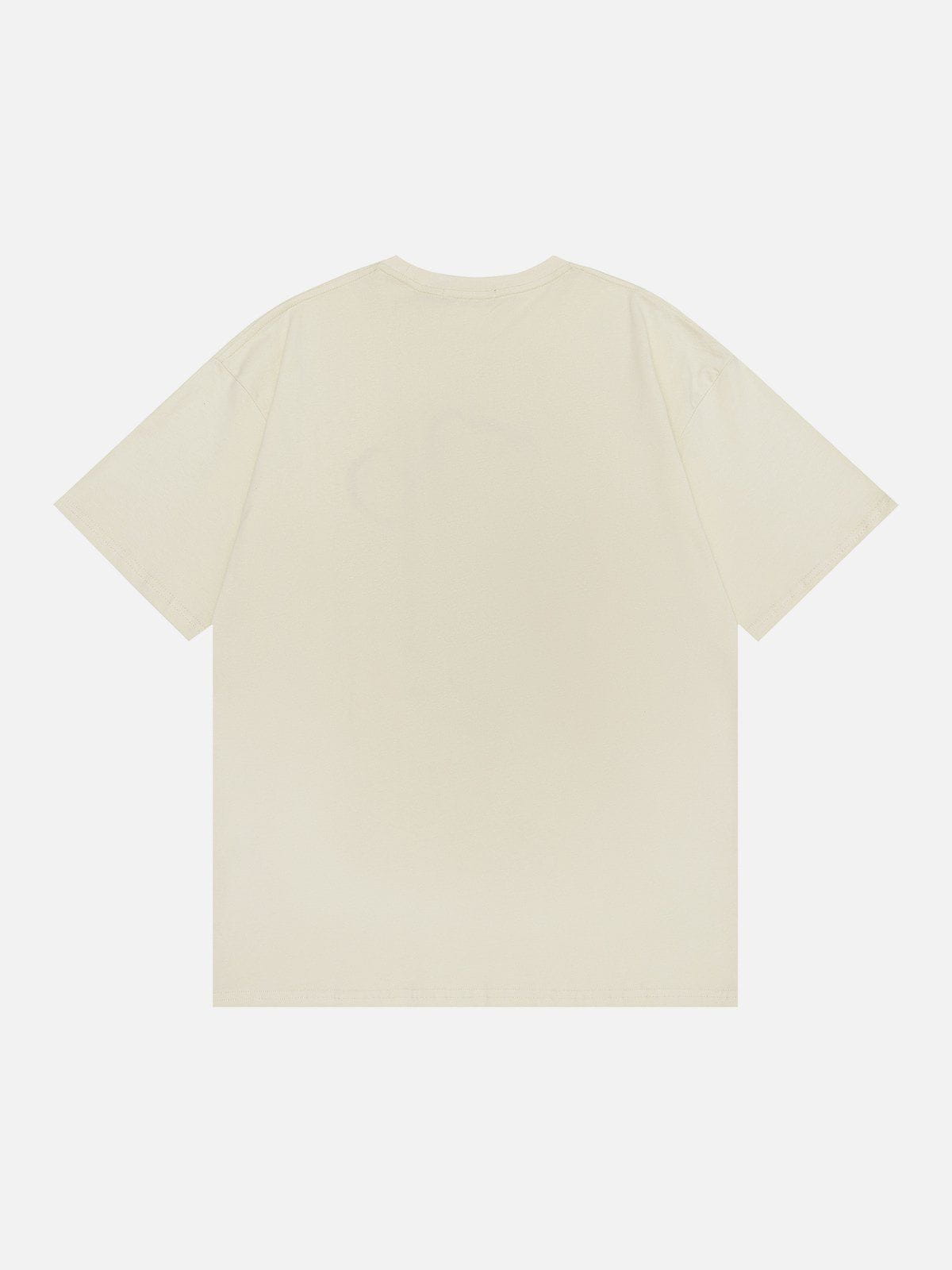 T-Shirt mit Crowd-Print 