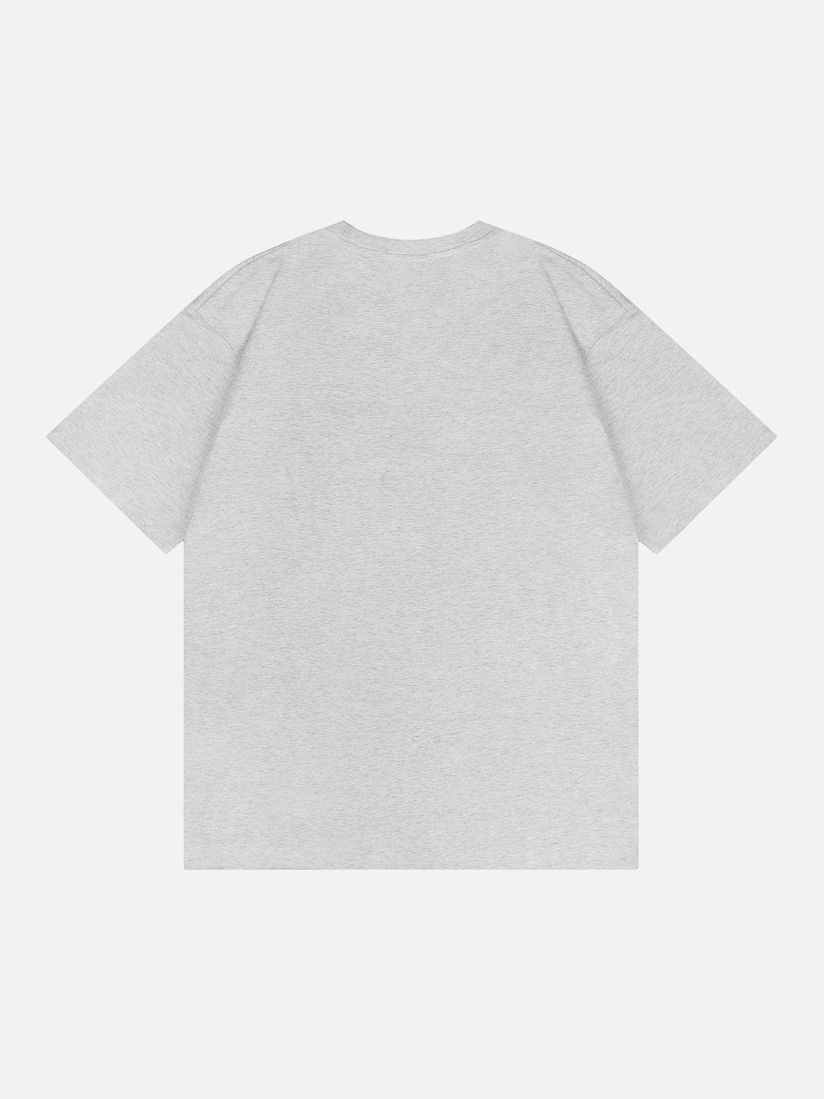 T-Shirt mit Crowd-Print 