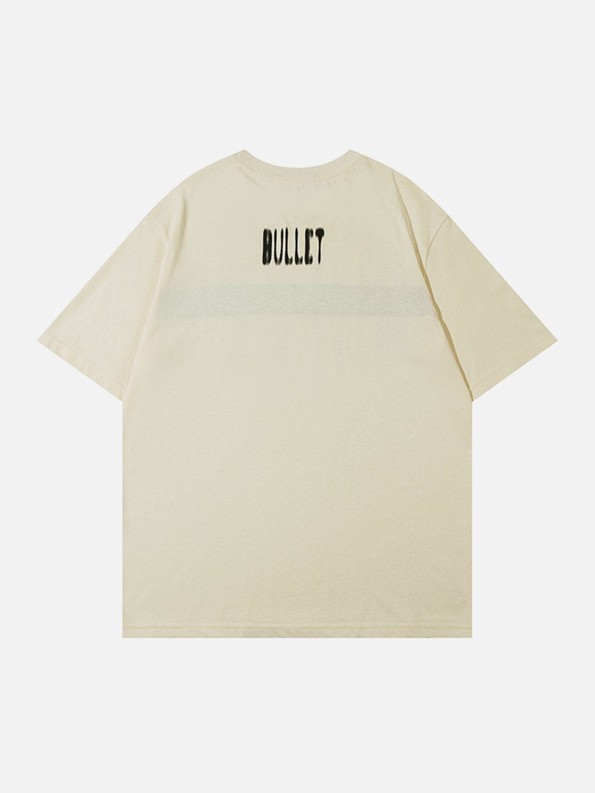 T-Shirt mit Cut Bullet-Print 