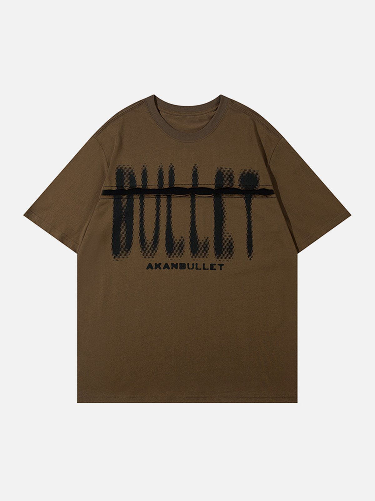 T-Shirt mit Cut Bullet-Print 