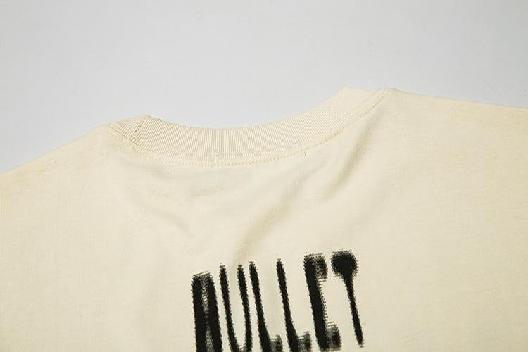 T-Shirt mit Cut Bullet-Print 