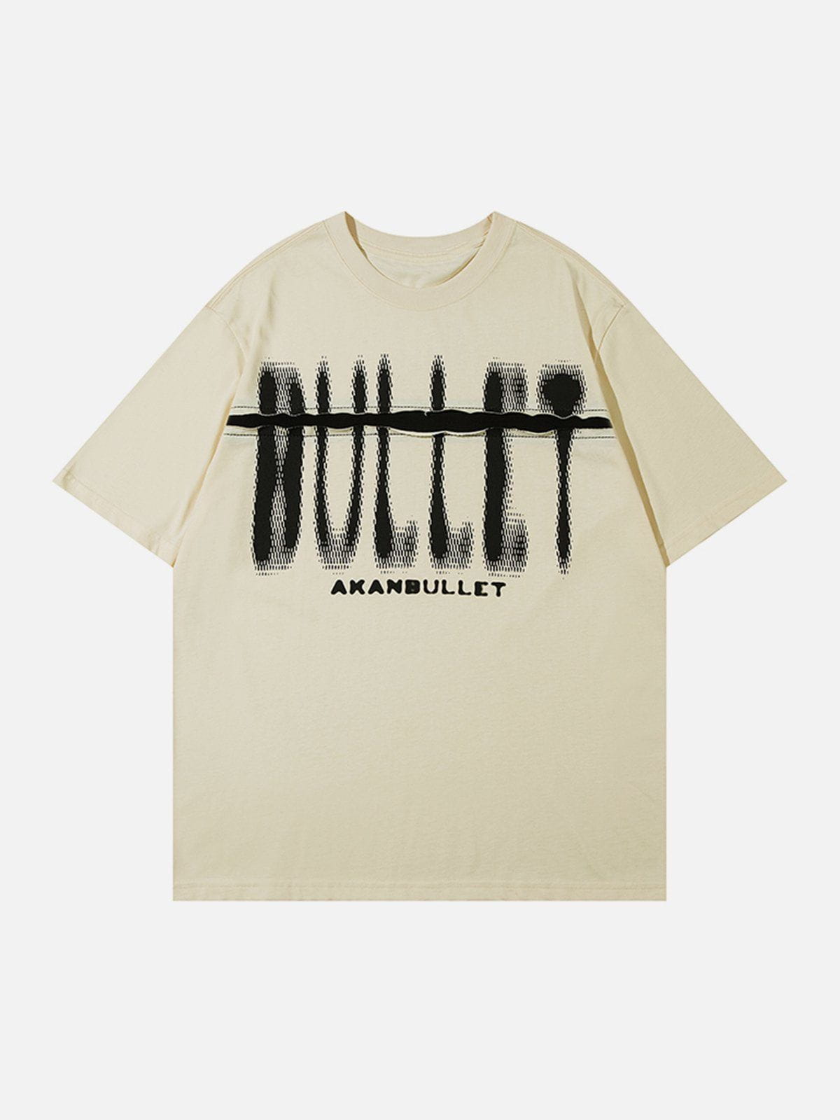 T-Shirt mit Cut Bullet-Print 