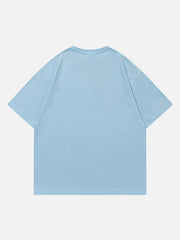 Süßes T-Shirt mit Animal-Print 