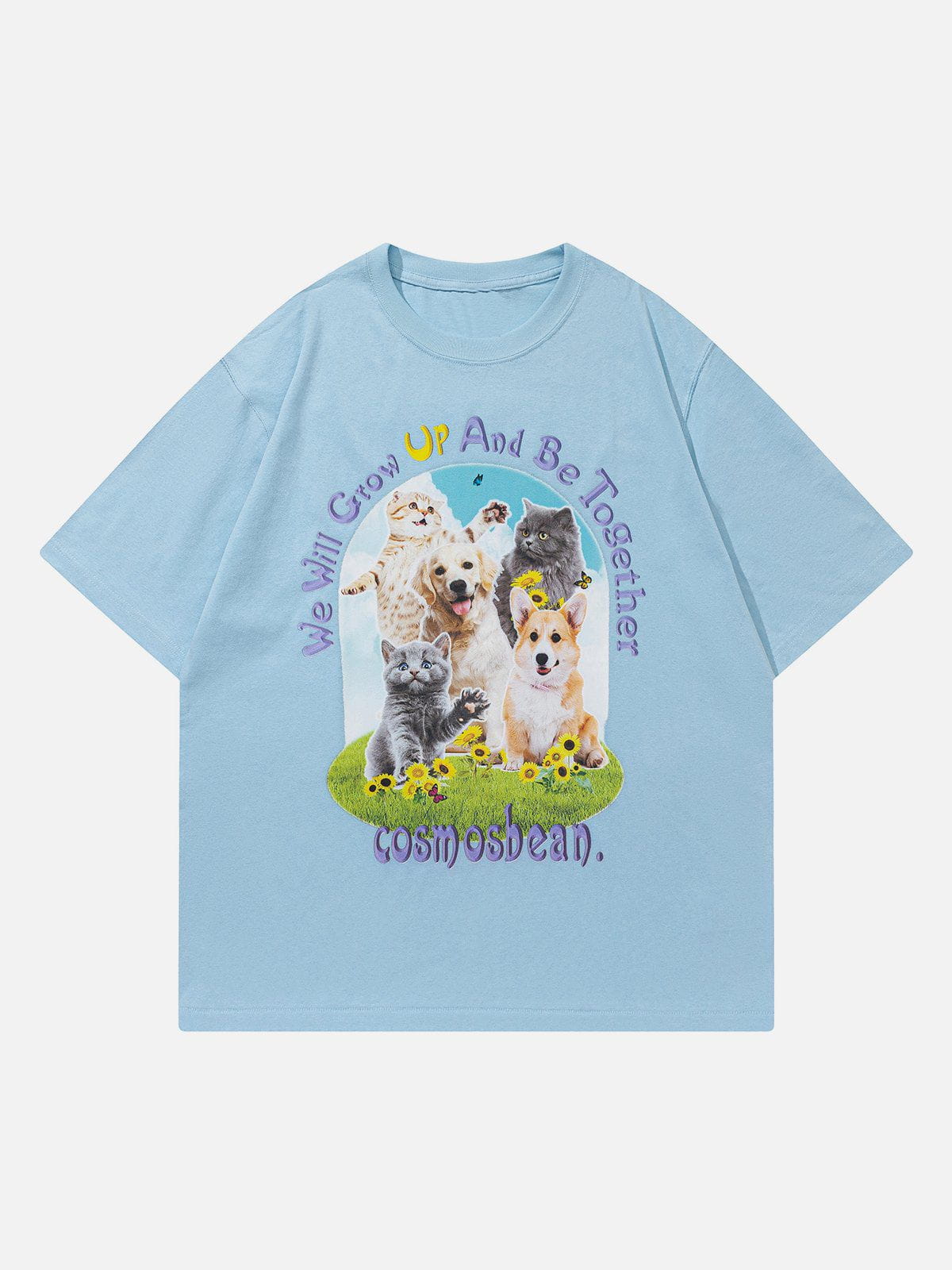 Süßes T-Shirt mit Animal-Print 
