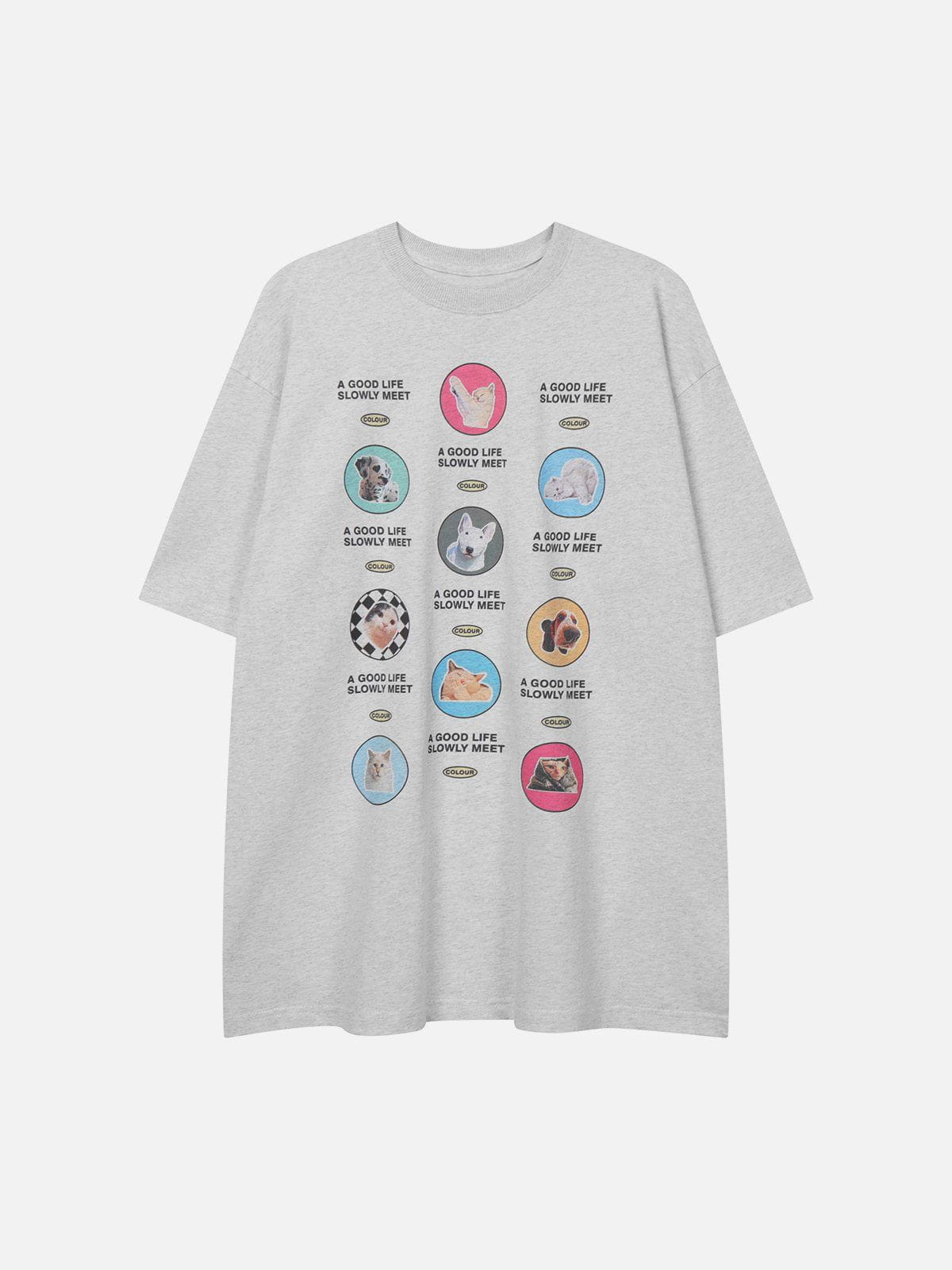Cute Animals Print Tee