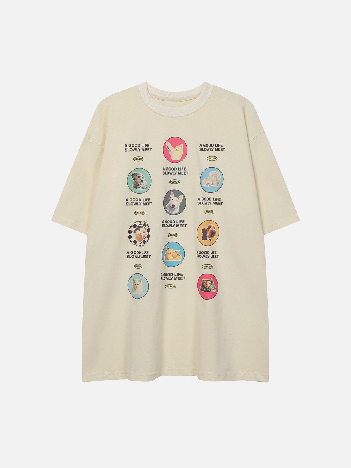 Cute Animals Print Tee