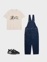 Cute Cat Cartoon Print Tee