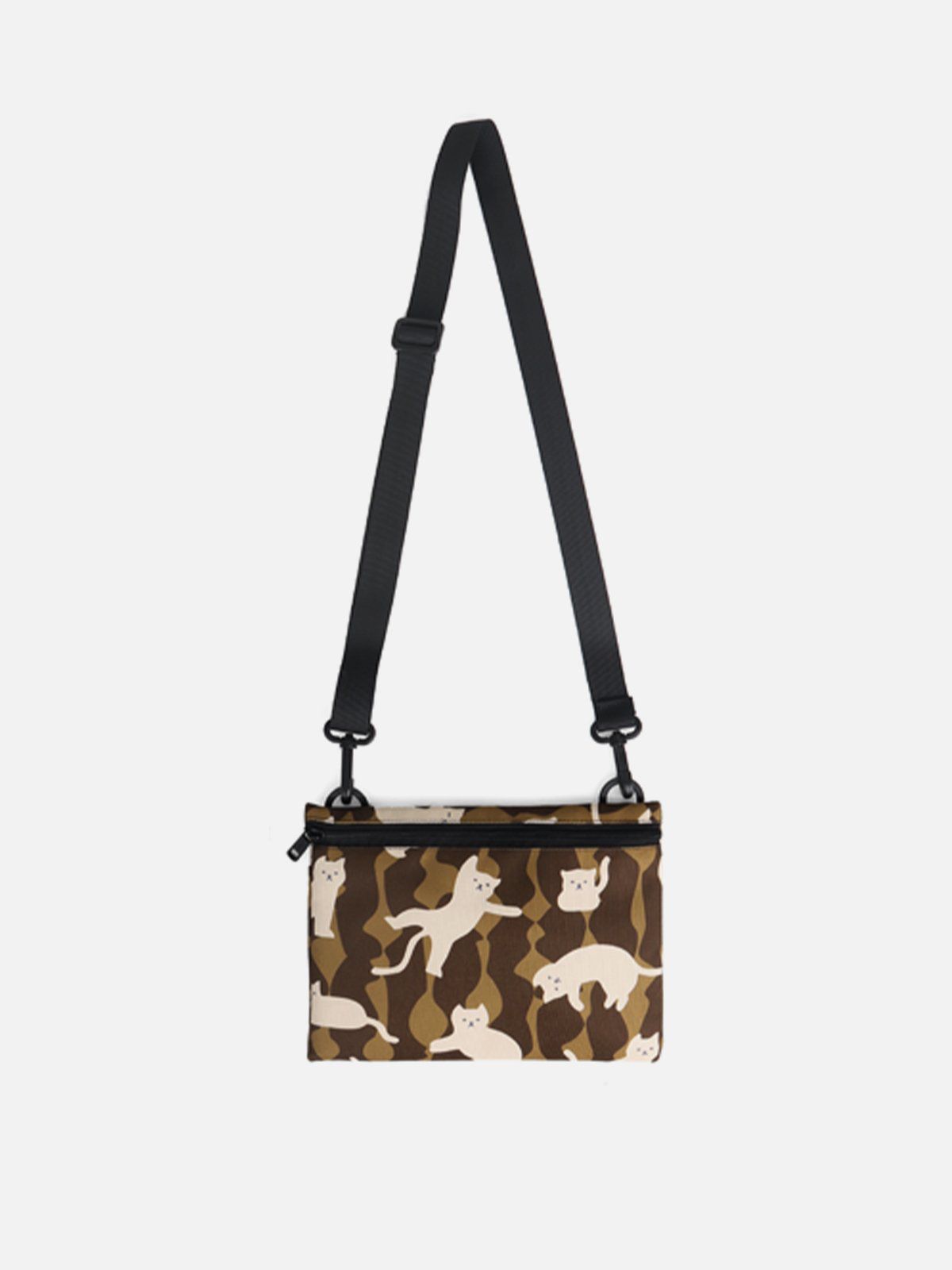 Cute Cat Print Crossbody Bag