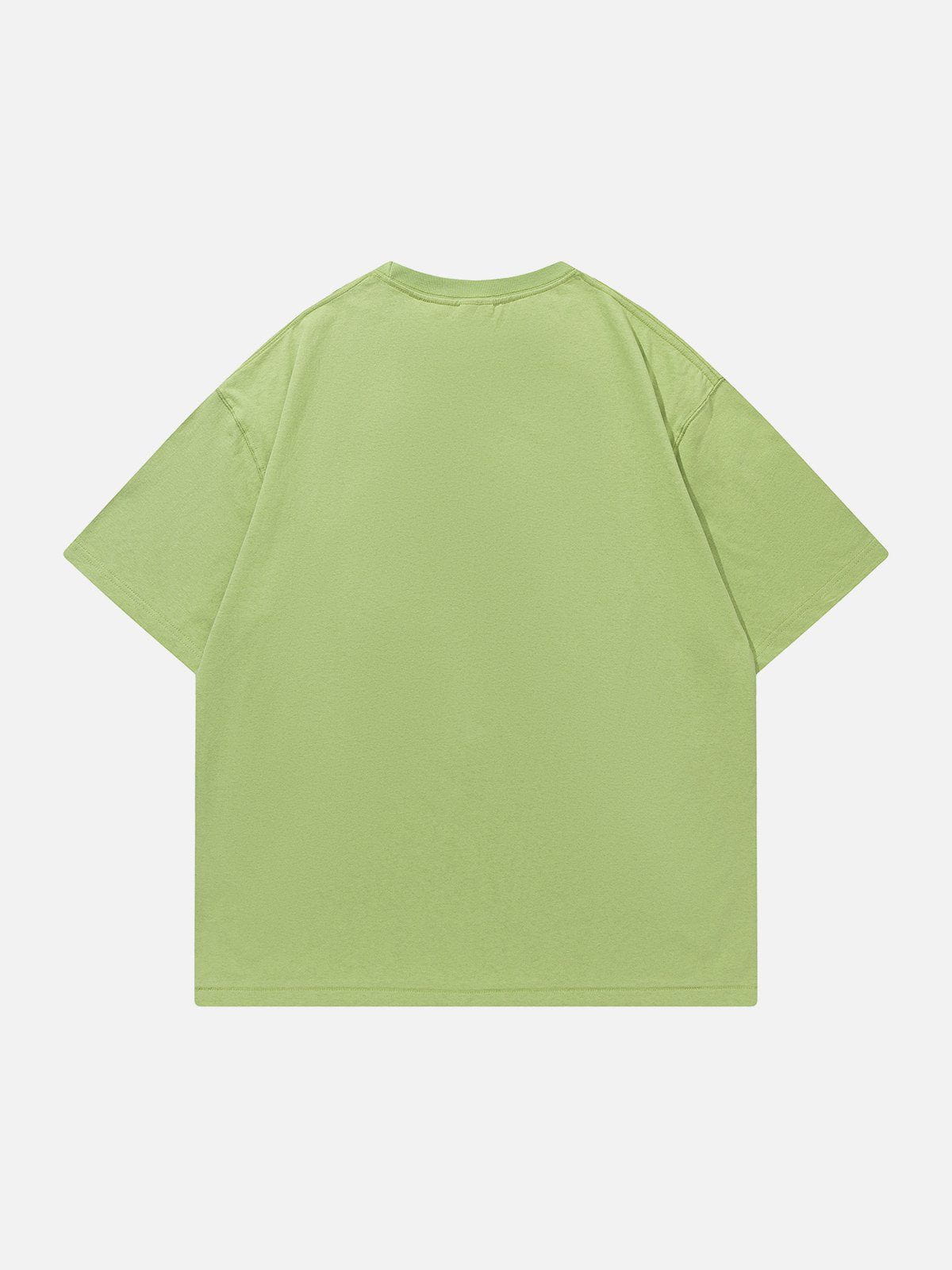 Süßes T-Shirt mit Katzen-Print 