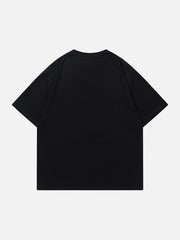 Süßes T-Shirt mit Katzen-Print 