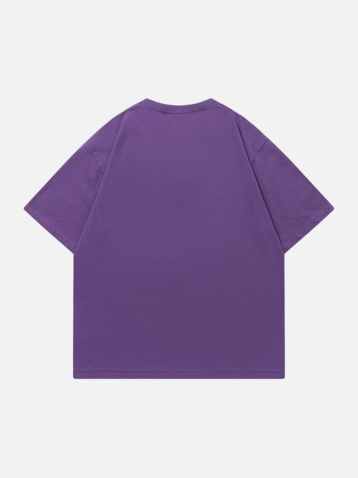 Süßes T-Shirt mit Katzen-Print 