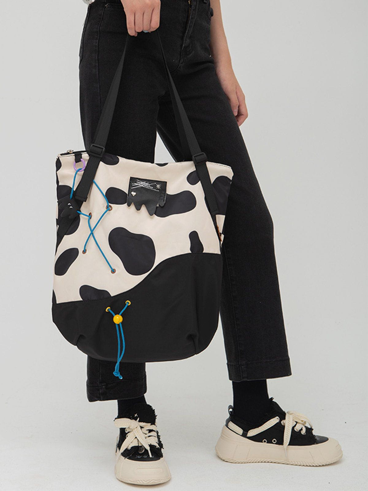 Cute Cow Pattern Tote Bag