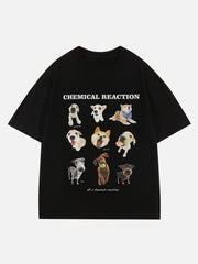 Süßes T-Shirt mit Hunde-Print 