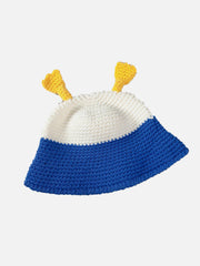 Cute Funny Color Block Knitted Hat