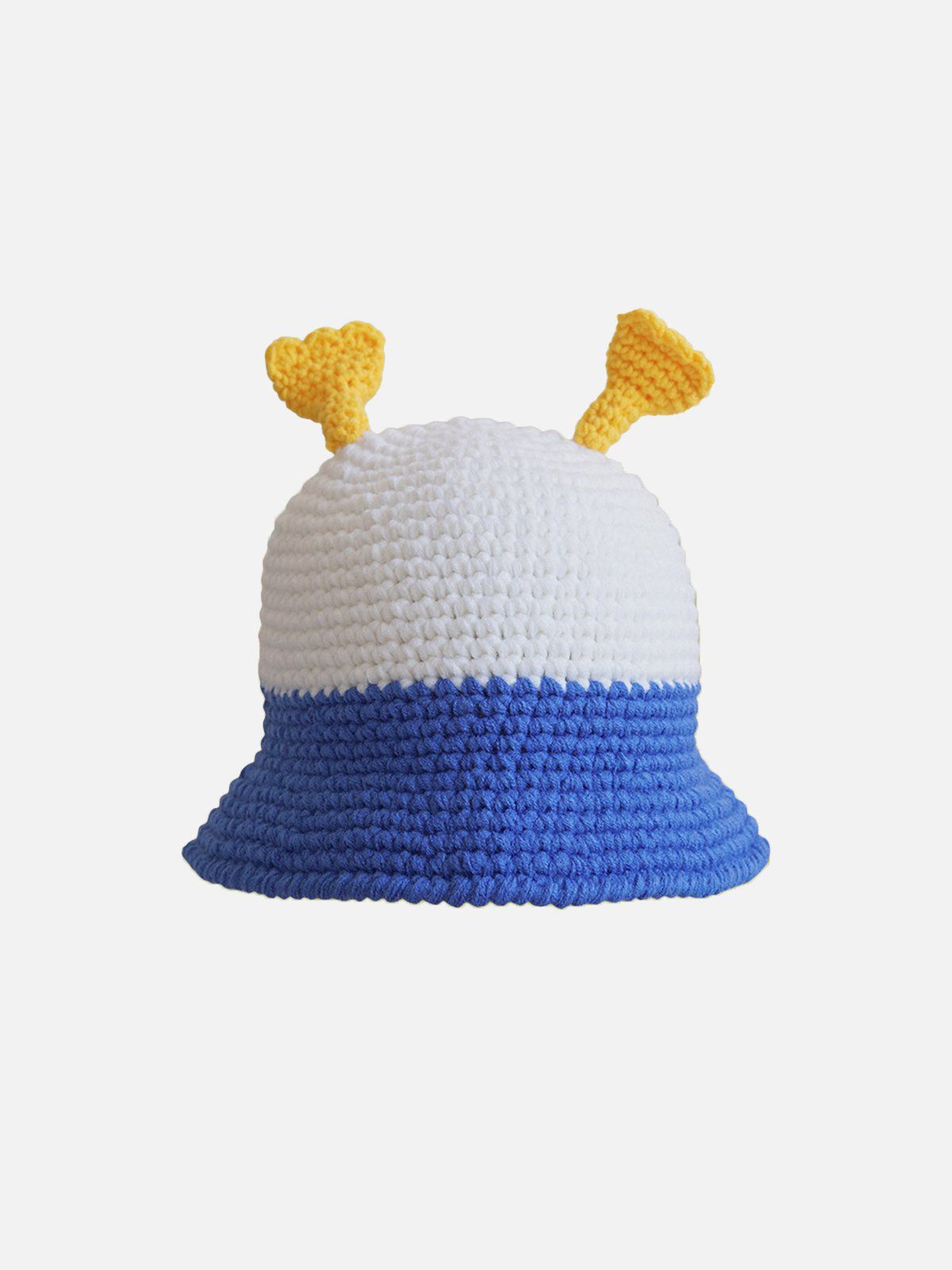 Cute Funny Color Block Knitted Hat