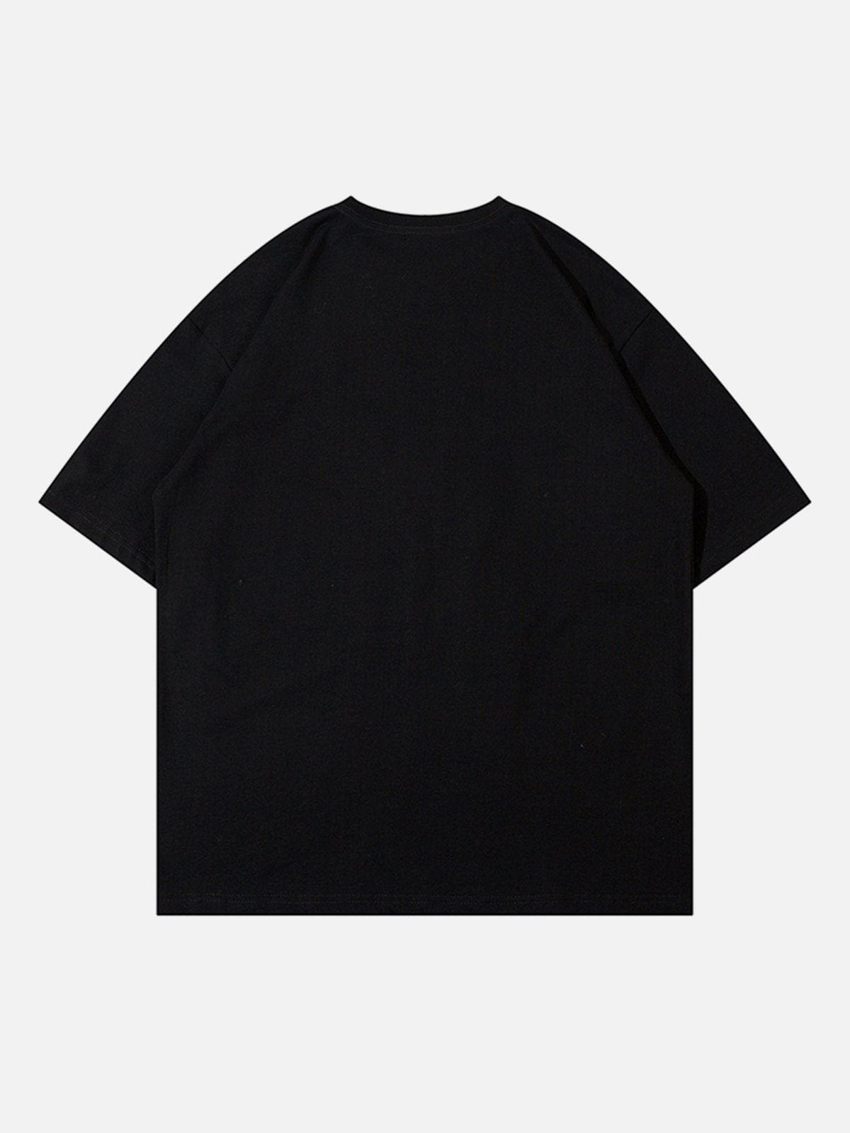 Süßes T-Shirt mit Hasen-Grafik 
