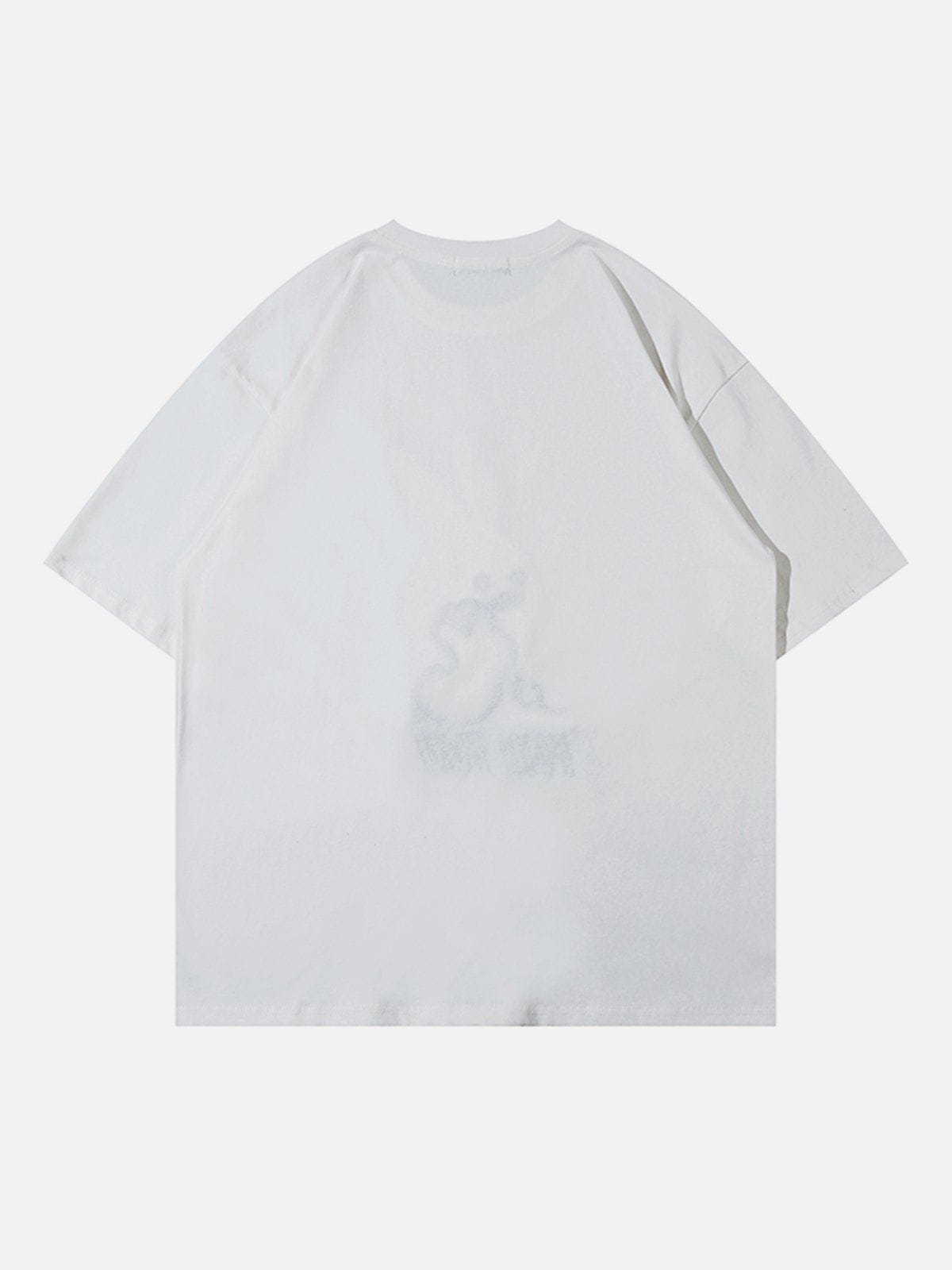 Süßes T-Shirt mit Hasen-Grafik 