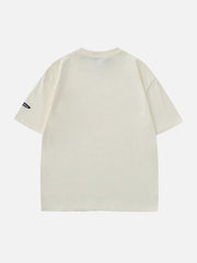 Süßes T-Shirt mit Kaninchen-Print 