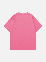 Süßes T-Shirt mit Kaninchen-Print 