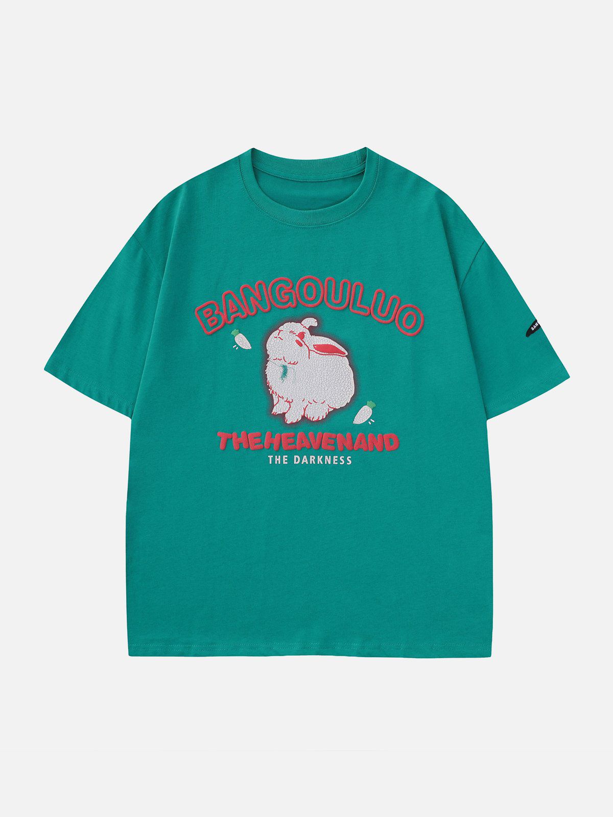 Süßes T-Shirt mit Kaninchen-Print 