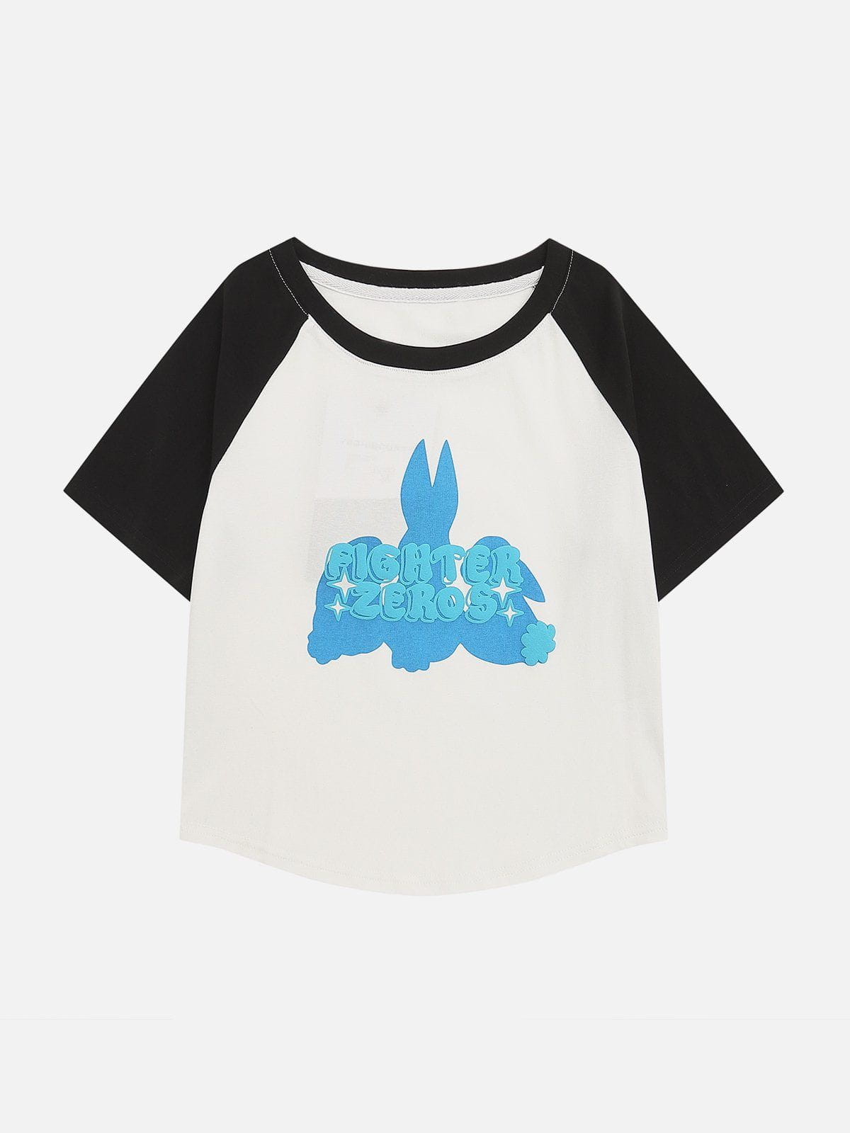 Süßes T-Shirt mit Kaninchen-Print 