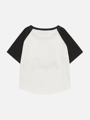 Süßes T-Shirt mit Kaninchen-Print 