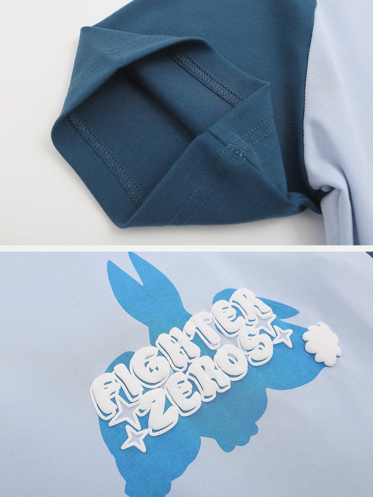 Süßes T-Shirt mit Kaninchen-Print 