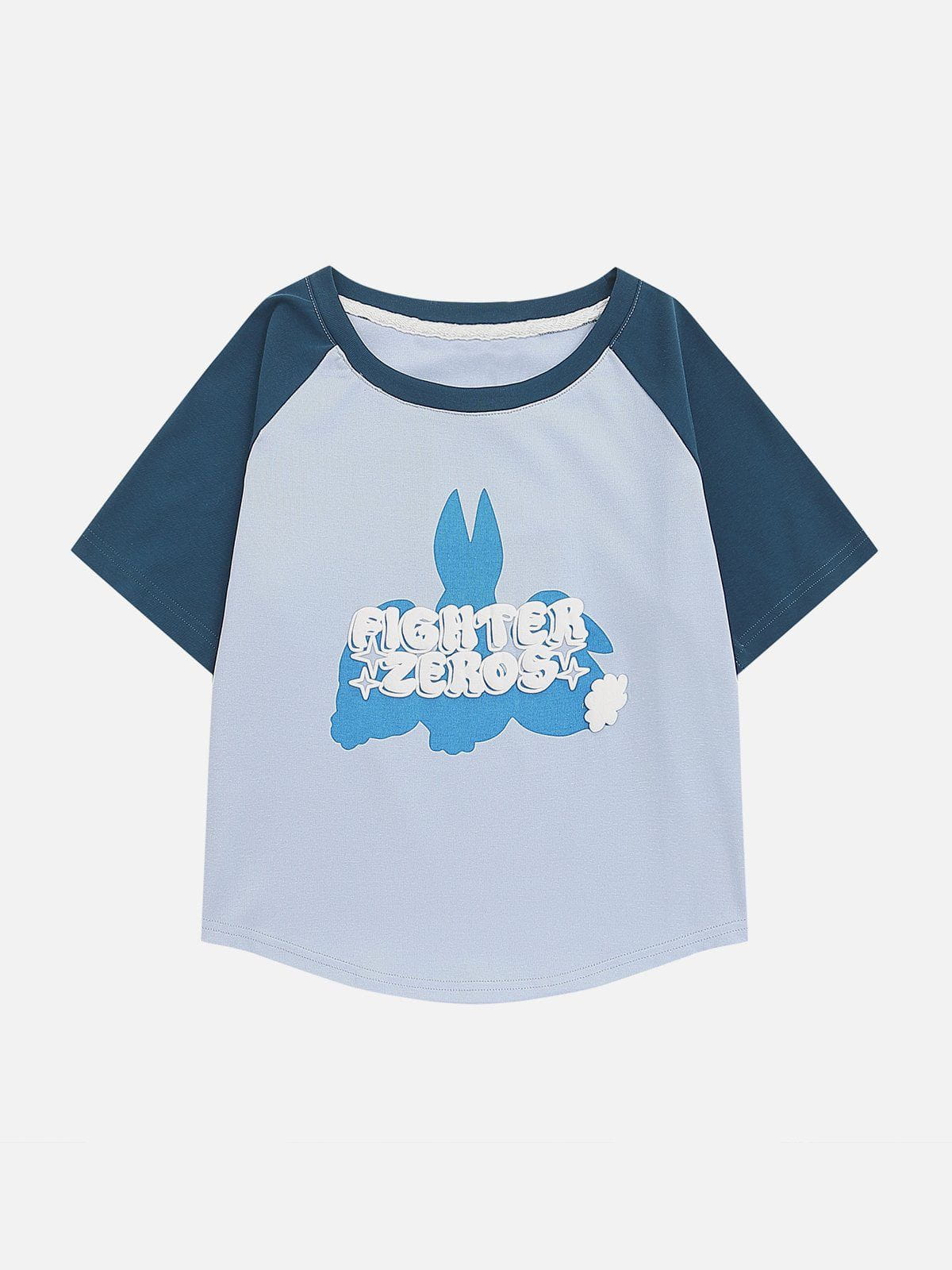 Süßes T-Shirt mit Kaninchen-Print 