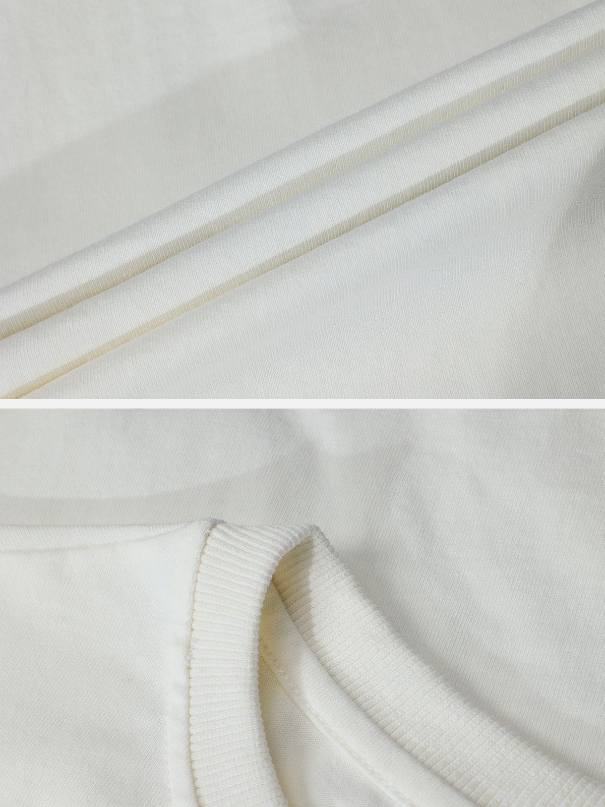 Baumwoll-T-Shirt mit Milchkuh-Print 
