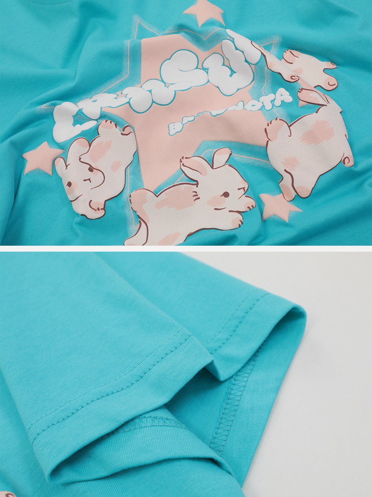 Tanz des Kaninchens Grafik T-Shirt 
