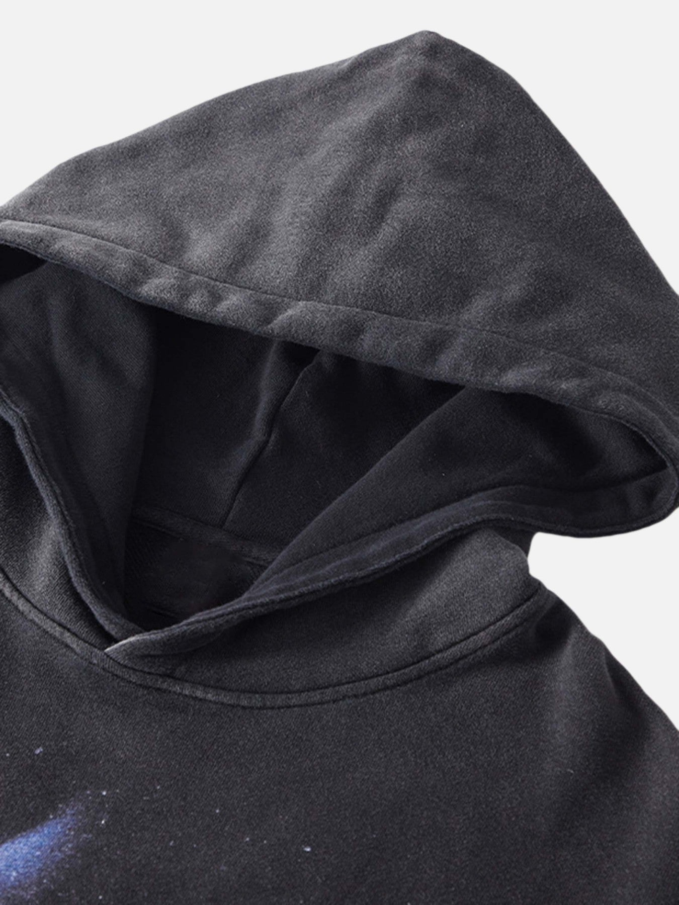 Dark Style Hooded Loose Sweatshirt - 1697