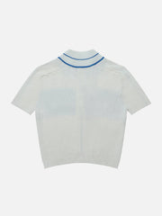 Dawn Know Strick-T-Shirt mit Farbblockdesign 