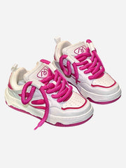 Denim-Schuhe mit dicker Sohle 