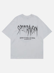 T-Shirt mit Devil Angel-Grafik 