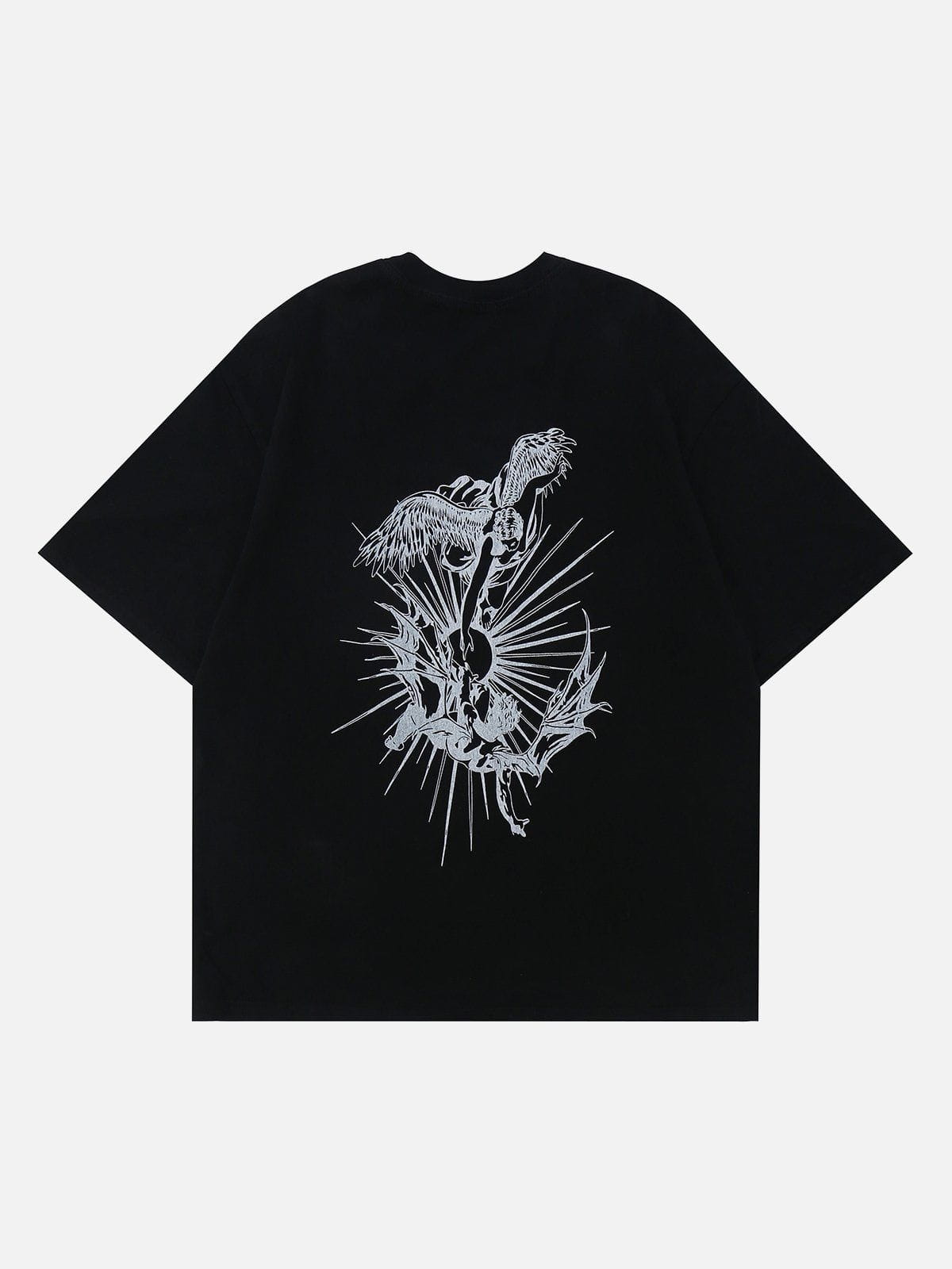 T-Shirt mit Devil Angel-Grafik 