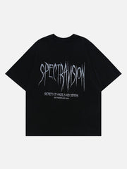 T-Shirt mit Devil Angel-Grafik 
