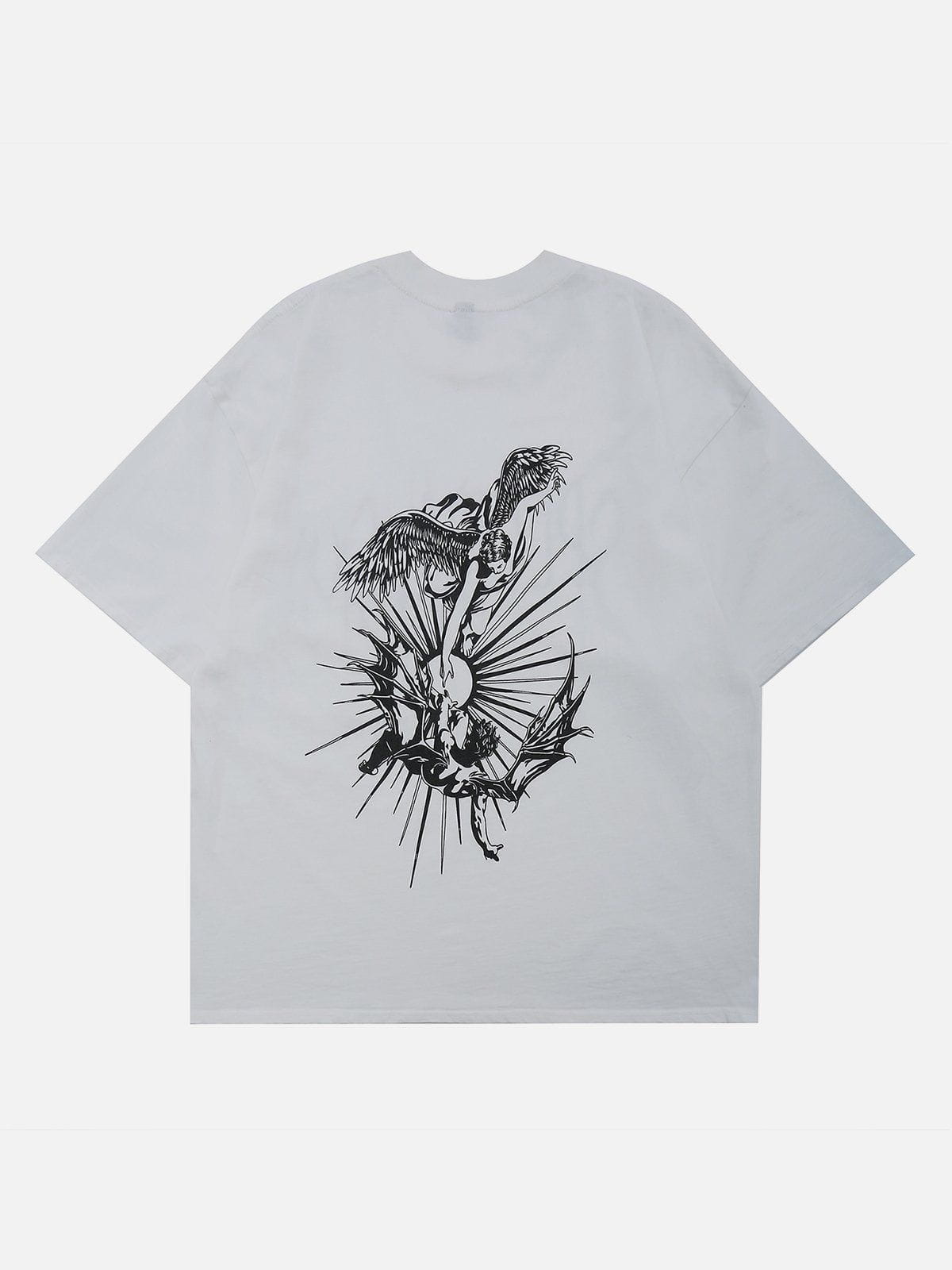 T-Shirt mit Devil Angel-Grafik 