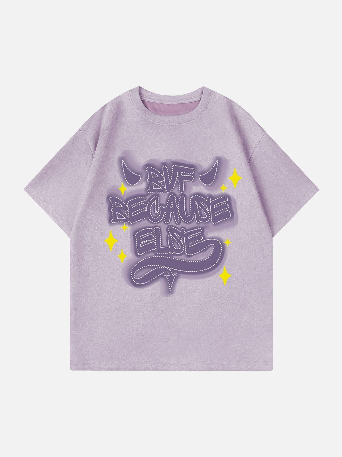 T-Shirt mit Devil Element Print und Stern 
